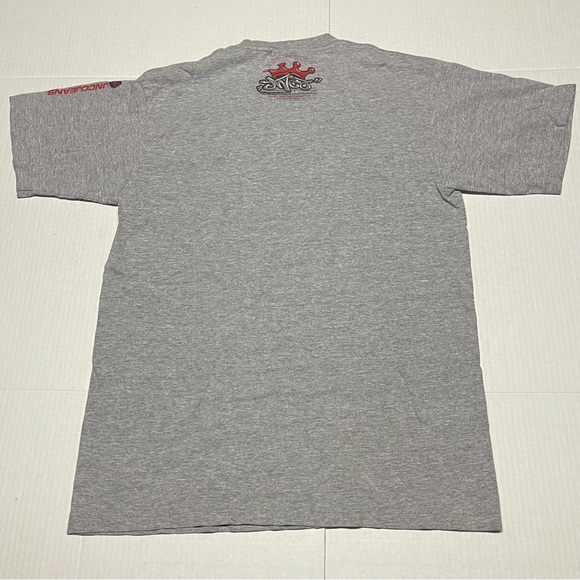 Vintage JNCO Jeans Shirt Size Med Gray Graffiti Crown Logo 90s Y2K Rave Skater - Picture 3 of 9